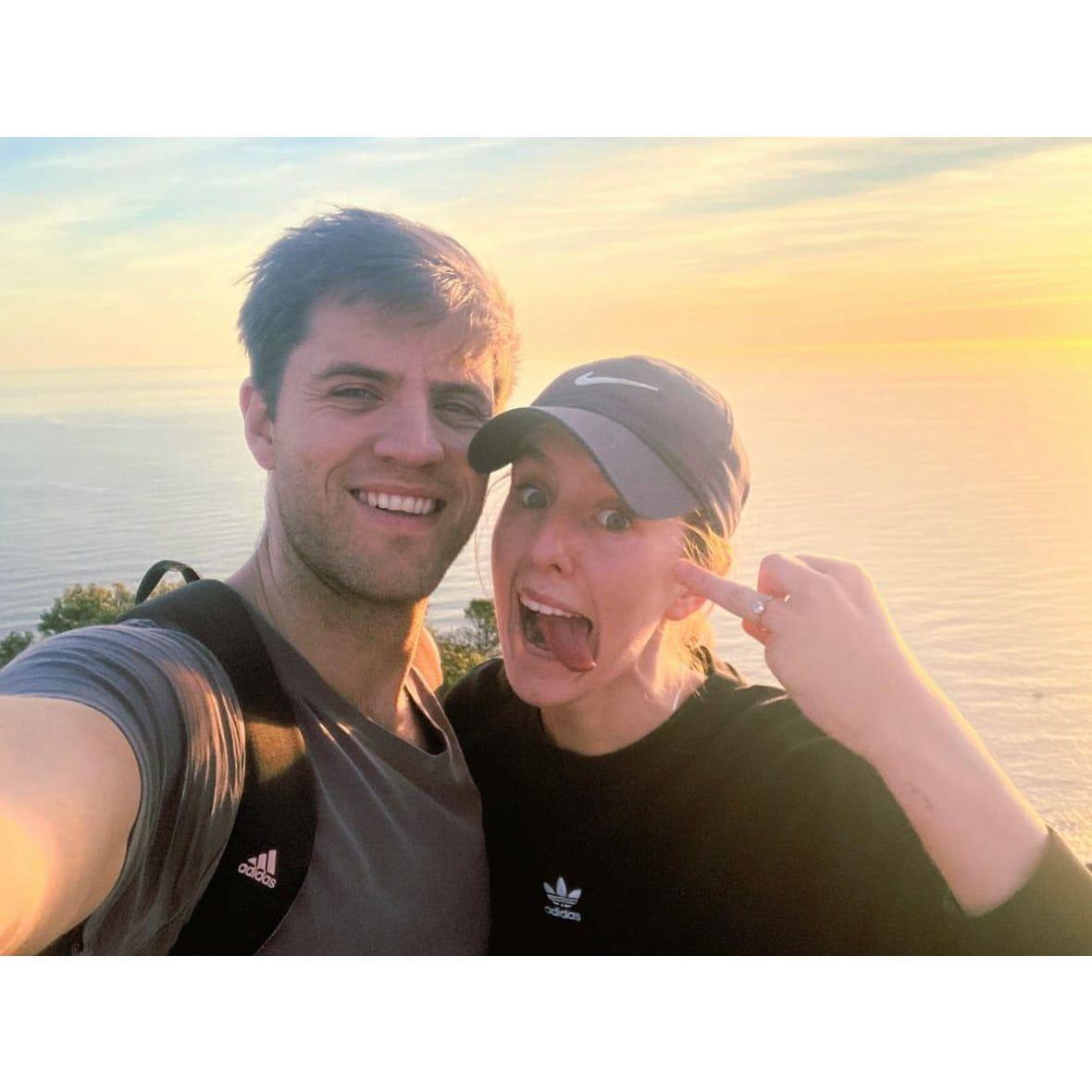 First Lions head hike as an engaged couple!