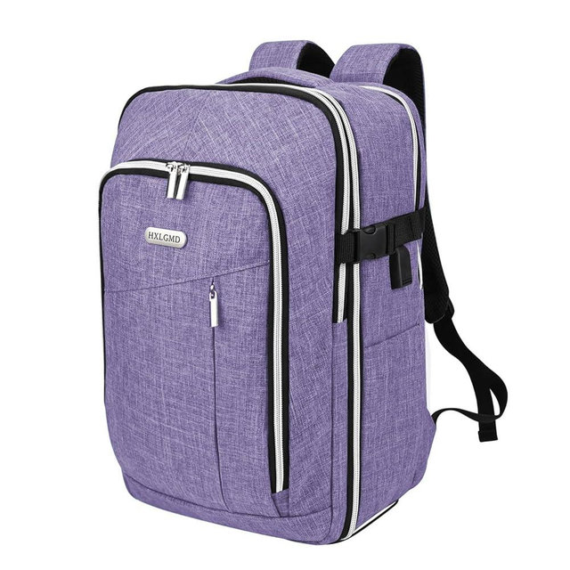Personal Item Travel Carry On Luggage Backpack for Women Men Flight Approved Casual Weekender Laptop Bag for College Business Outdoors Hiking Water Resistant Lightweight Daypack with USB Charging Port