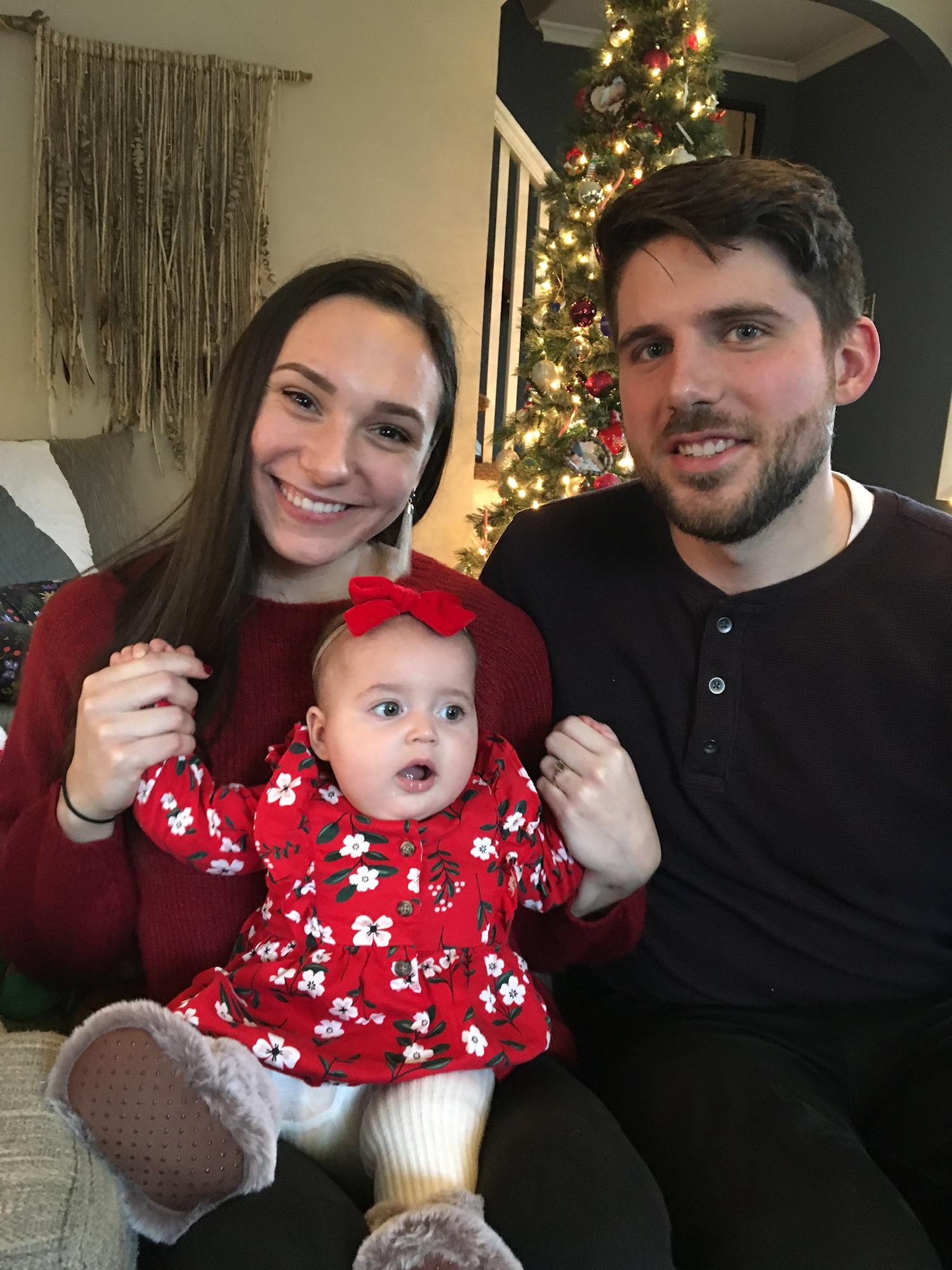 Celebrating our sweet niece (and flower girl’s!) first Christmas