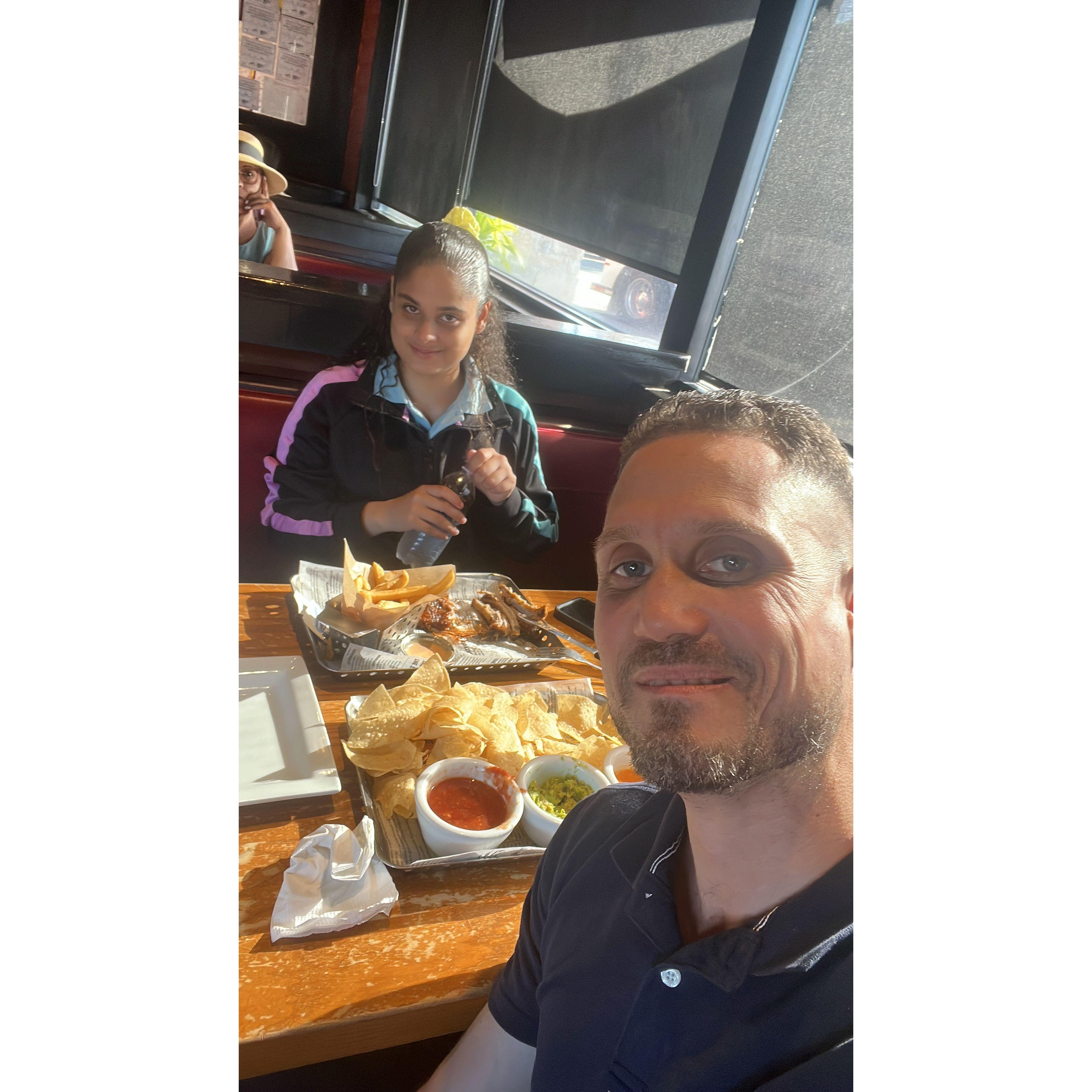 Dad with Mariel