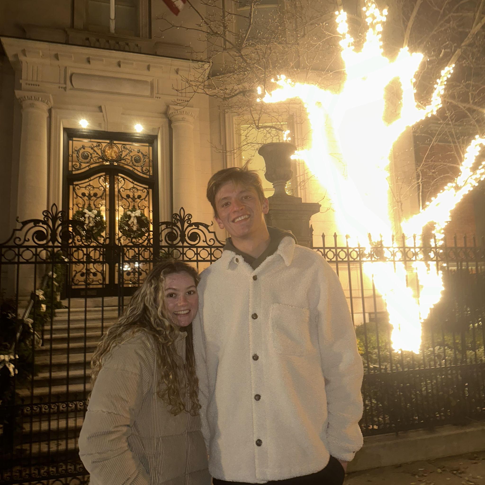 First Boston Christmas Tree Lighting!