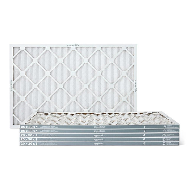 Amazon Basics Merv 5 AC Furnace Air Filter 20x30x1 inches, Pack of 6