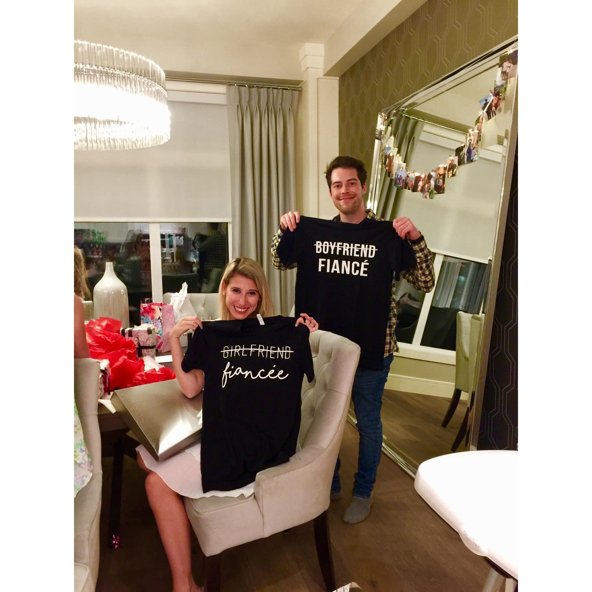 Our surprise engagement party in Calgary