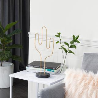 Golden Contemporary Nature Sculpture