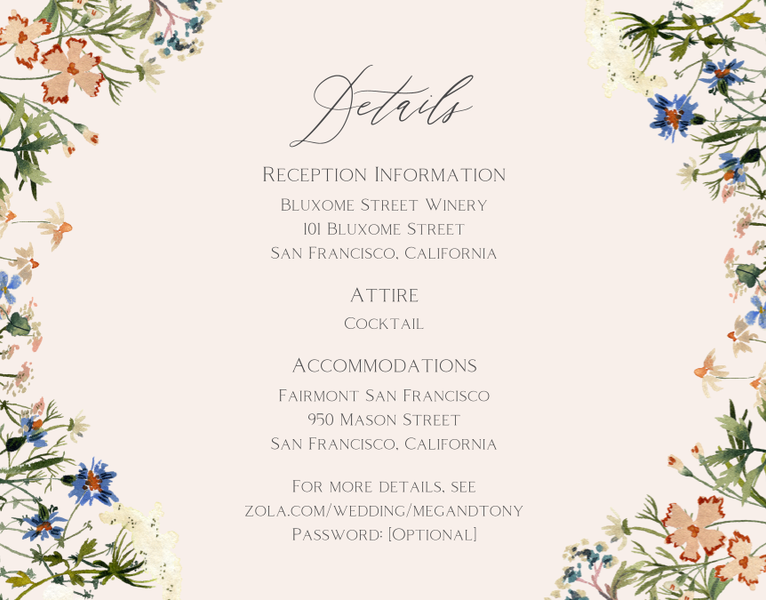 Bellfort | Linen | Zola Wedding Enclosure Cards