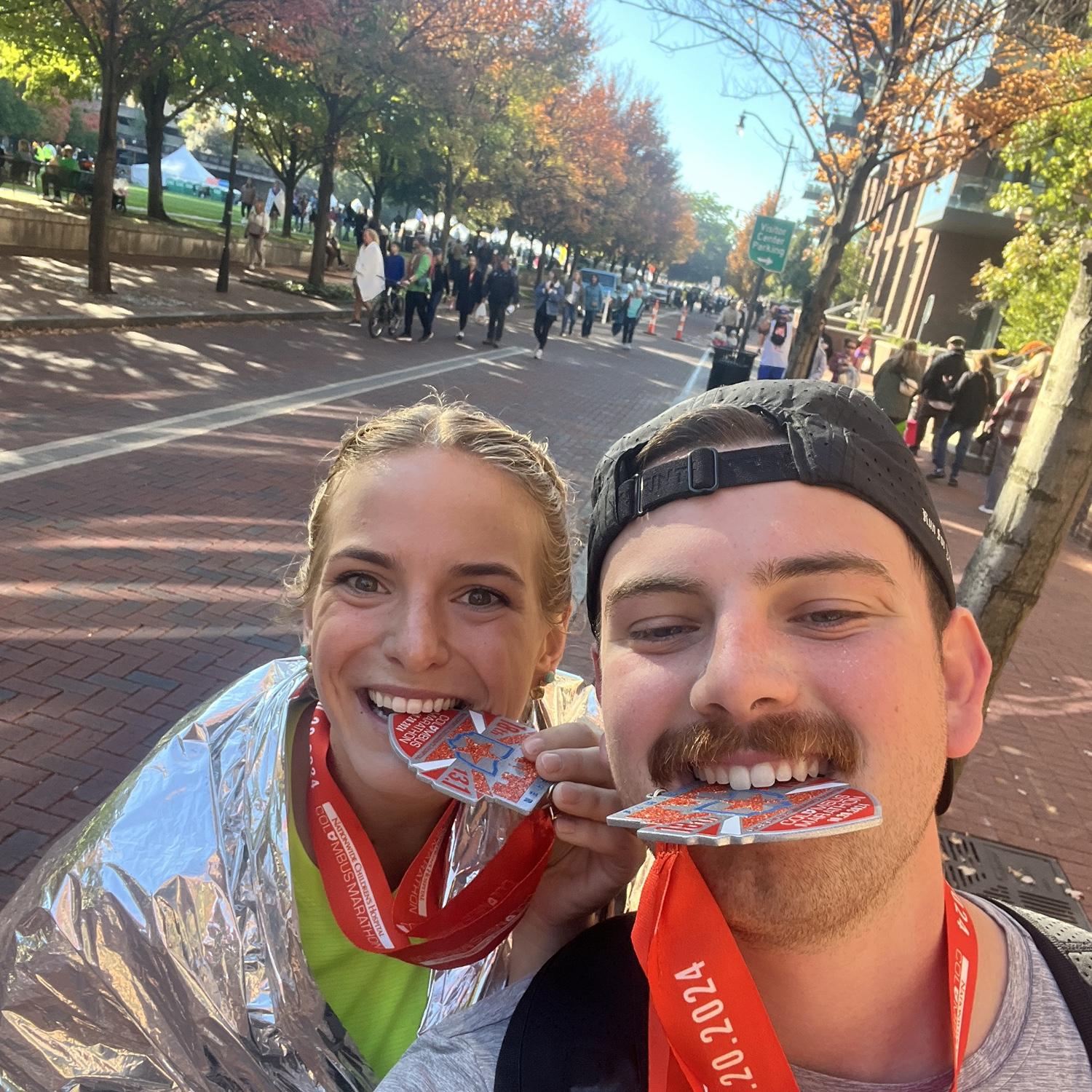 Our first half marathon TOGETHER!