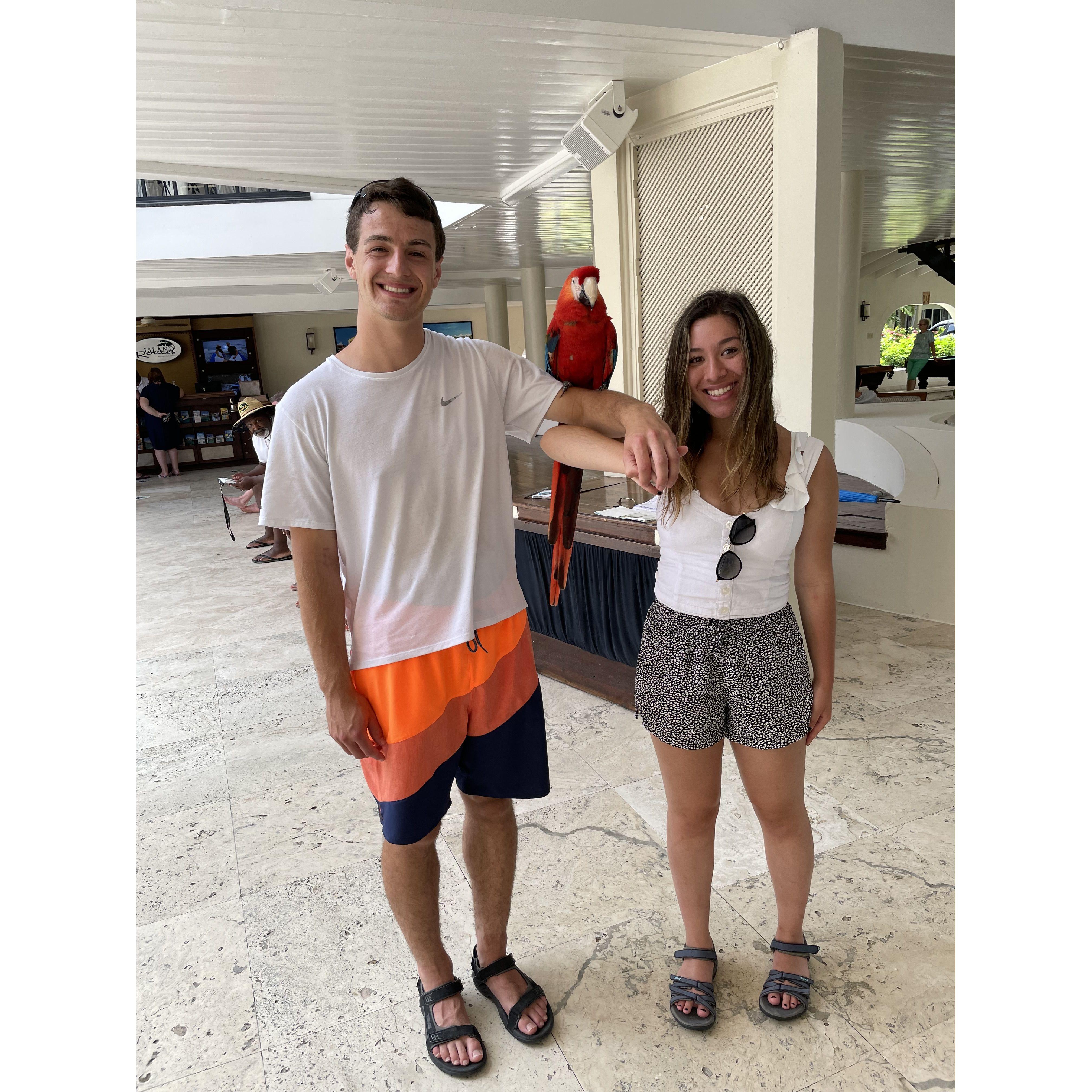 Our post-graduation trip to Sandals in Antigua!