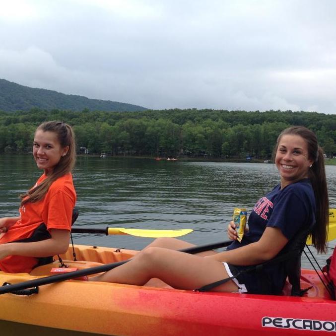 Kayaking and fishing are some of our favorite things to do together