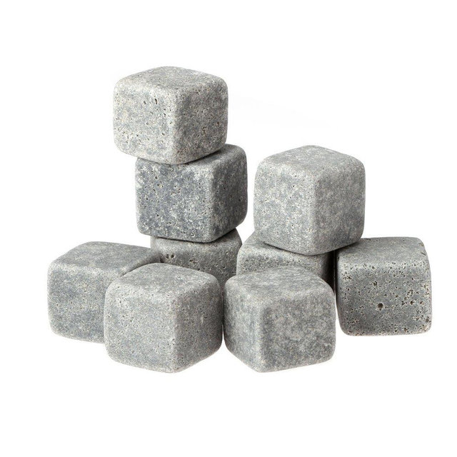 9pcs/lot Whisky Ice Stones Drinks Cooler Cubes Beer Rocks Granite Pouch Drink Cooling Ice Melts Bar Coolers
