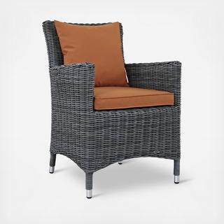 Summon Dining Outdoor Sunbrella Armchair