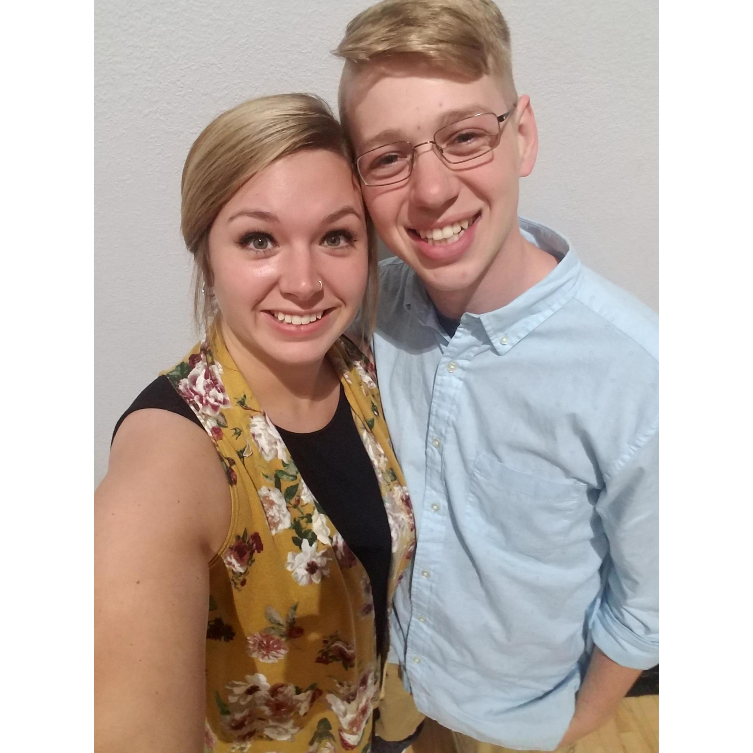 the sister's high school graduation - Spring 2016