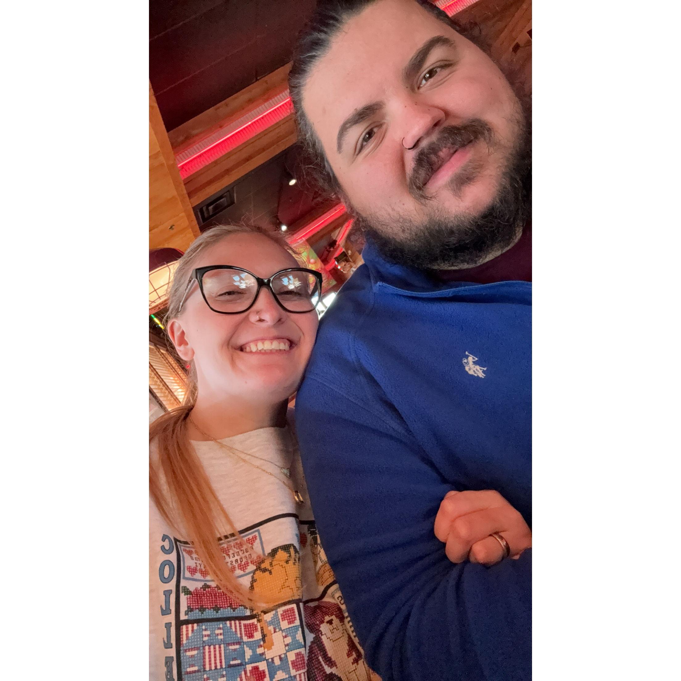 Weekend lunches and shopping before I go to work!