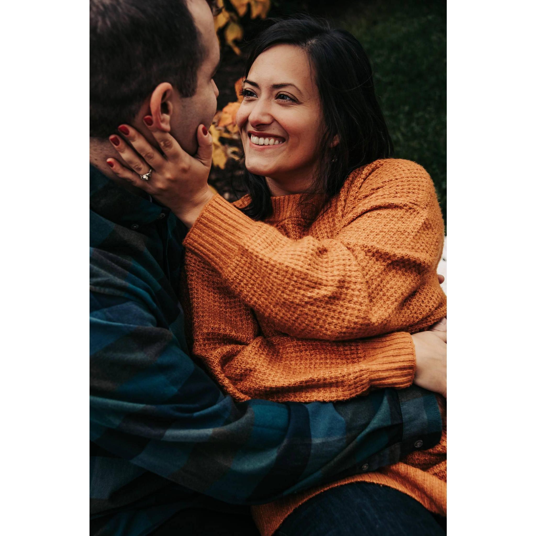 Engagement photos by Rachelle Horning Photography