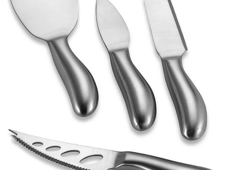4-Piece Stainless Steel Cheese Knives Set
