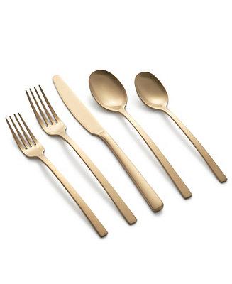 Cambridge Silversmiths Beacon Satin 45-Piece Flatware Set, Service for 8