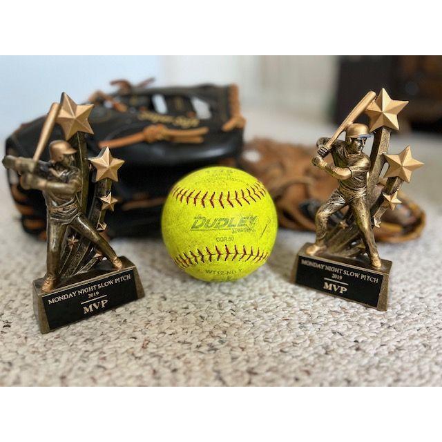 Where our love story first began ... on the ball field
