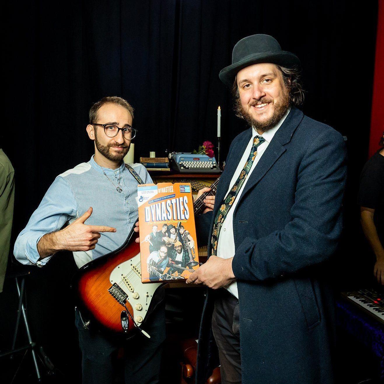 The amazing jazz house band – the Dynasties – enjoy their namesake cereal!