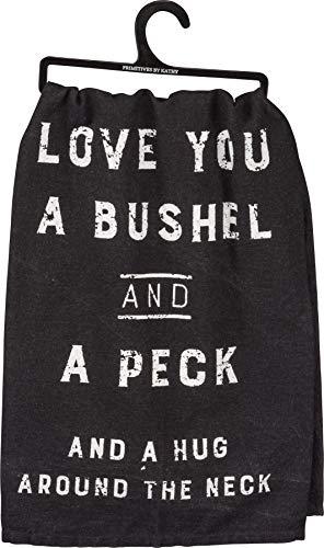 Primitives By Kathy Love You Bushel And A Peck Kitchen Towel