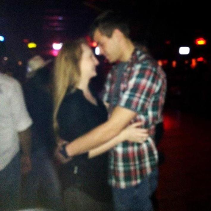 Going out 2-stepping with friends was one of our favorite things to do together while dating!