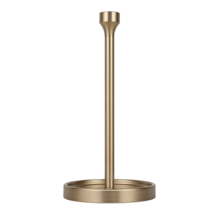 Ivilon Countertop Paper Towel Holder - Modern Bell End Minimalist Design - Color Warm Gold