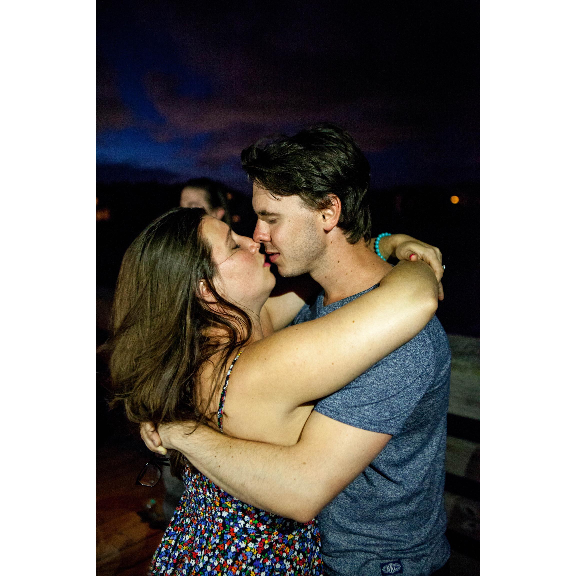 engaged.