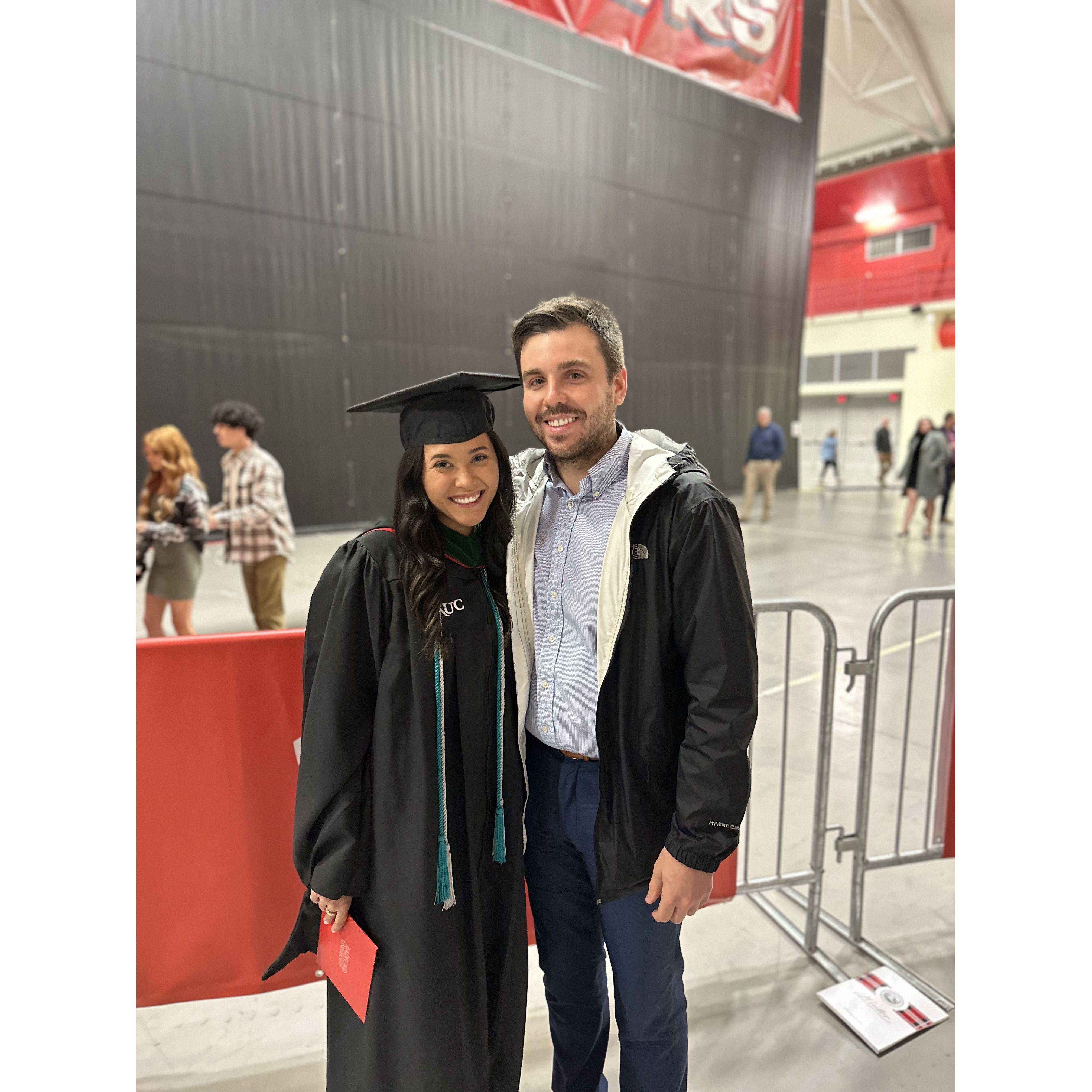 Ali's PA school graduation- early in our dating days!