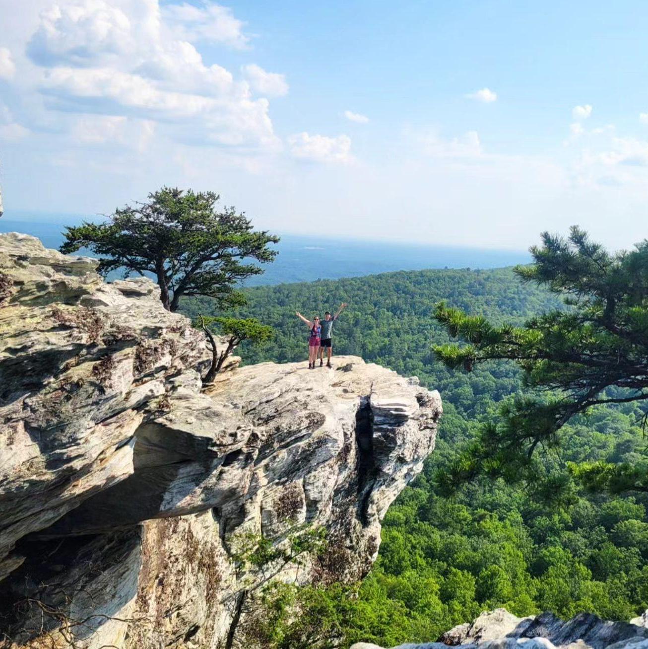Atop Hanging Rock!