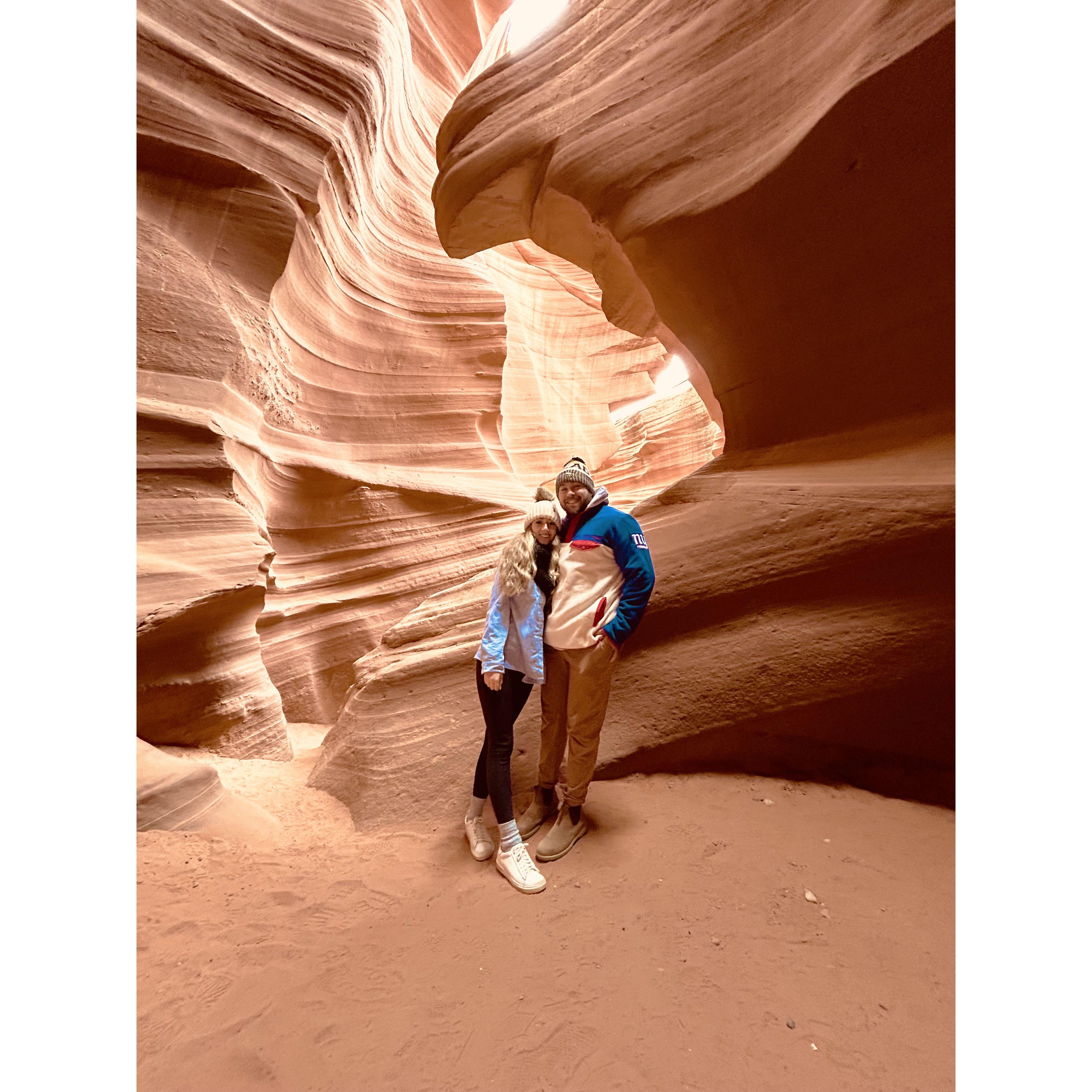 Antelope Canyon, Arizona- December 2023