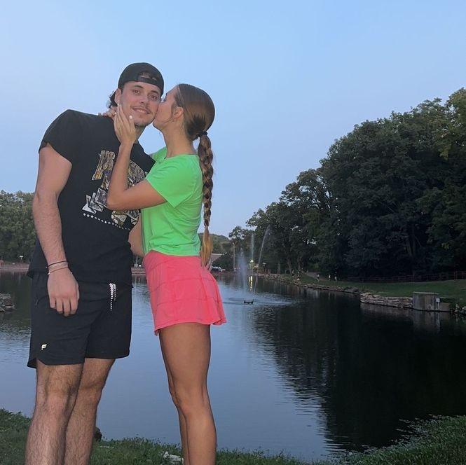 Us at one of our fav spots in St. Joseph, Krug Park!