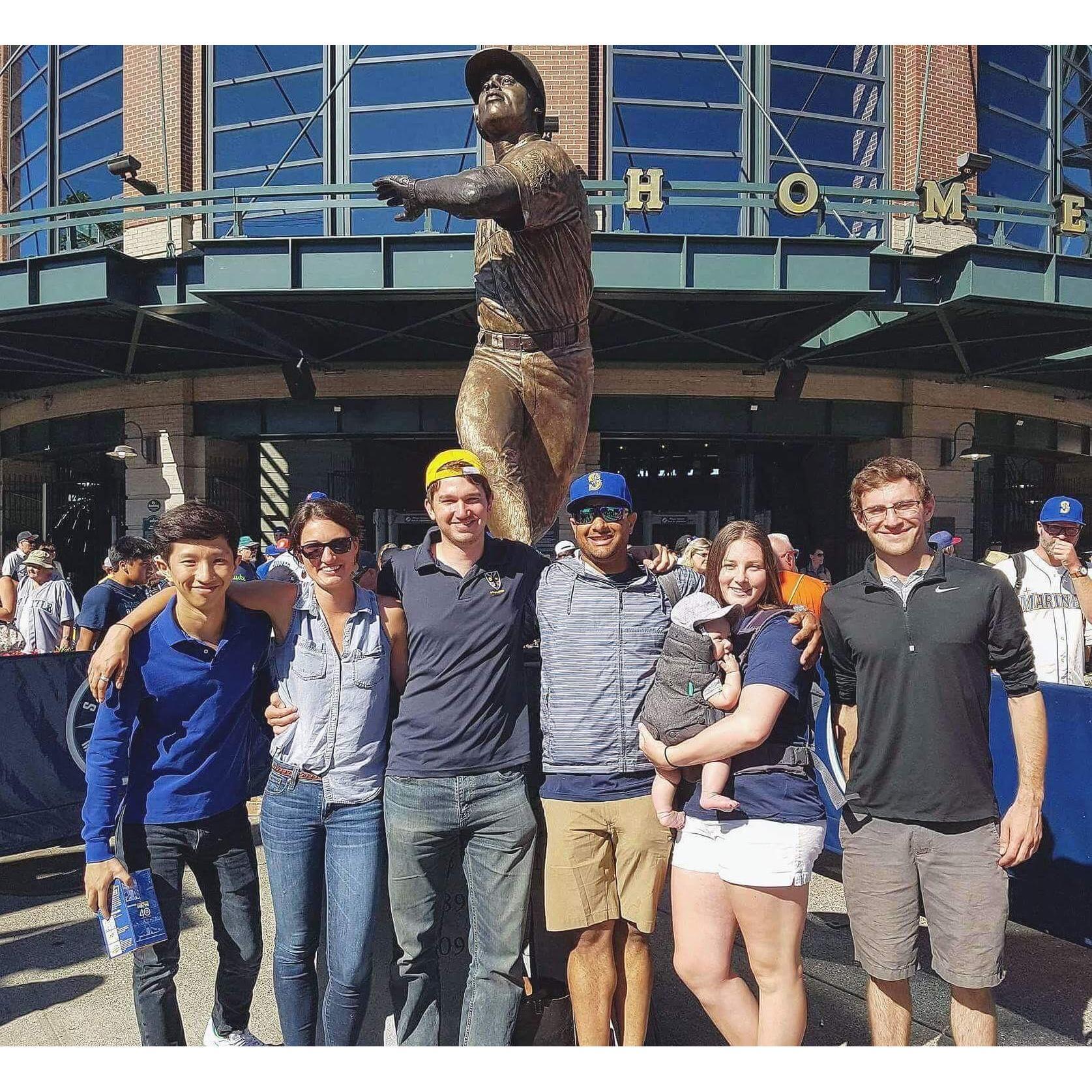 Grant's HS buds on our first non-LAN party hang out @ mariners vs. mets game.