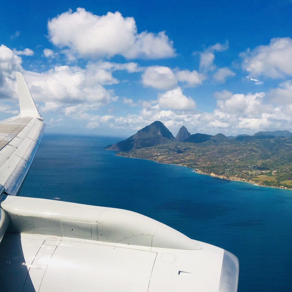 Round Trip Plane Tickets to St. Lucia