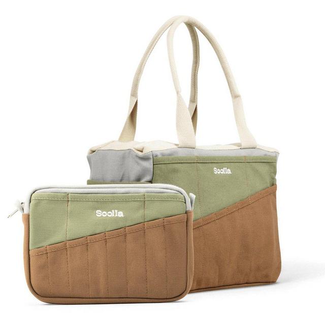 Soolla Studio Bag + Pouch Bundle, Good Earth