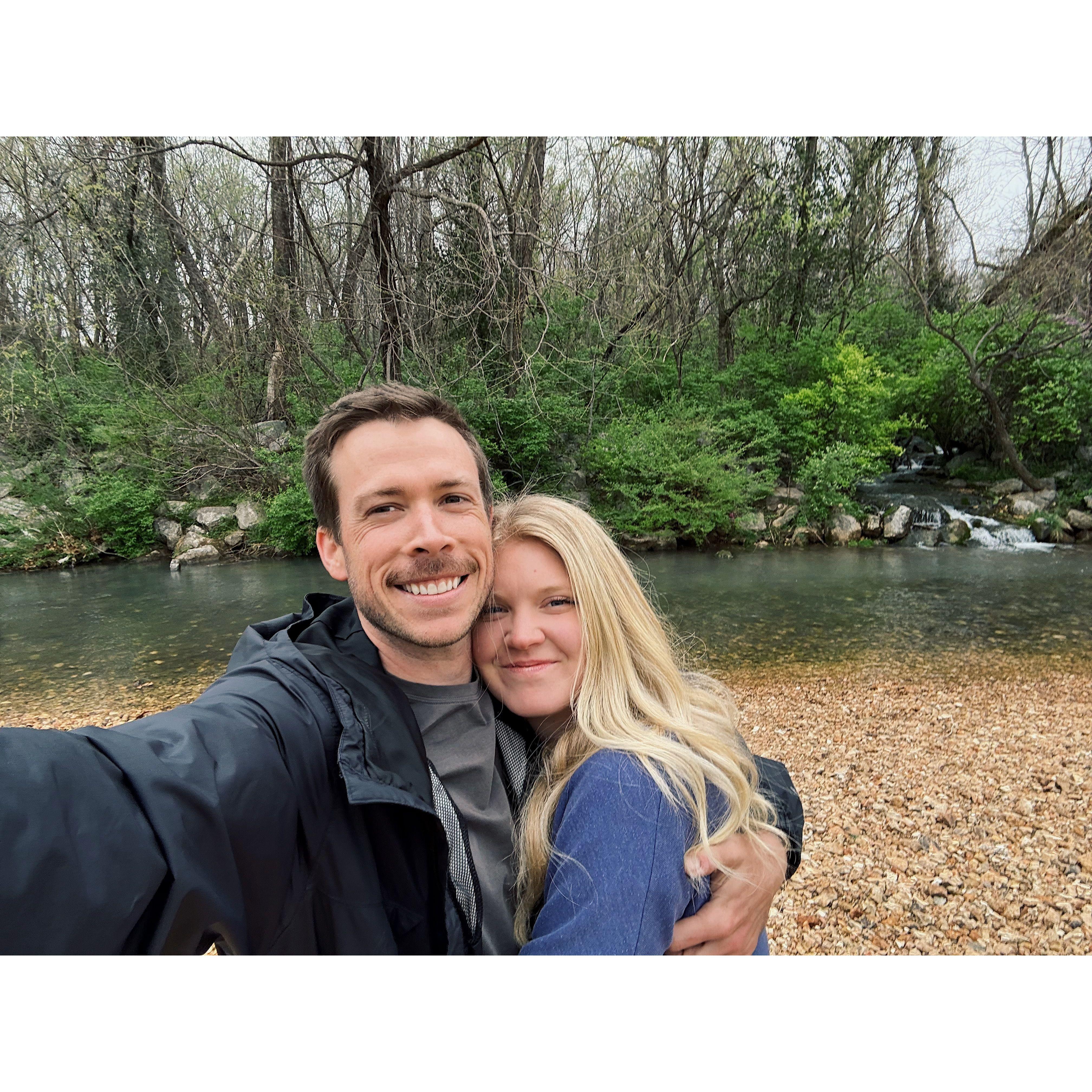 spent a weekend in Fayetteville visiting friends