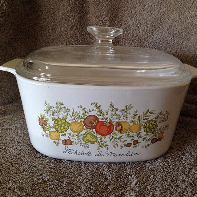 Vintage Corning Ware "Spice of Life" 3 Quart Dutch Oven A-3-B for Range and Microwave