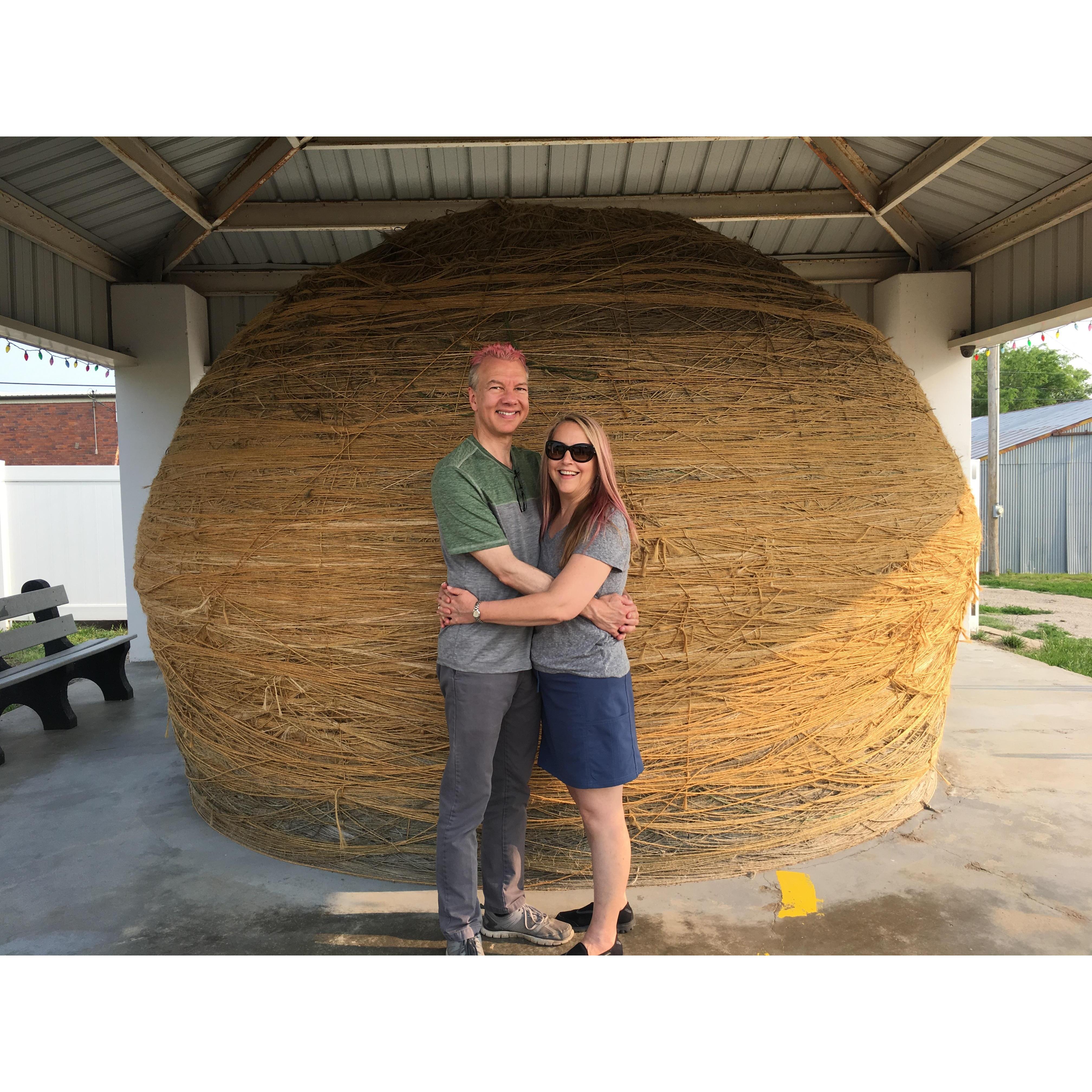 Road trip to visit the largest ball of twine in Cawker KA.