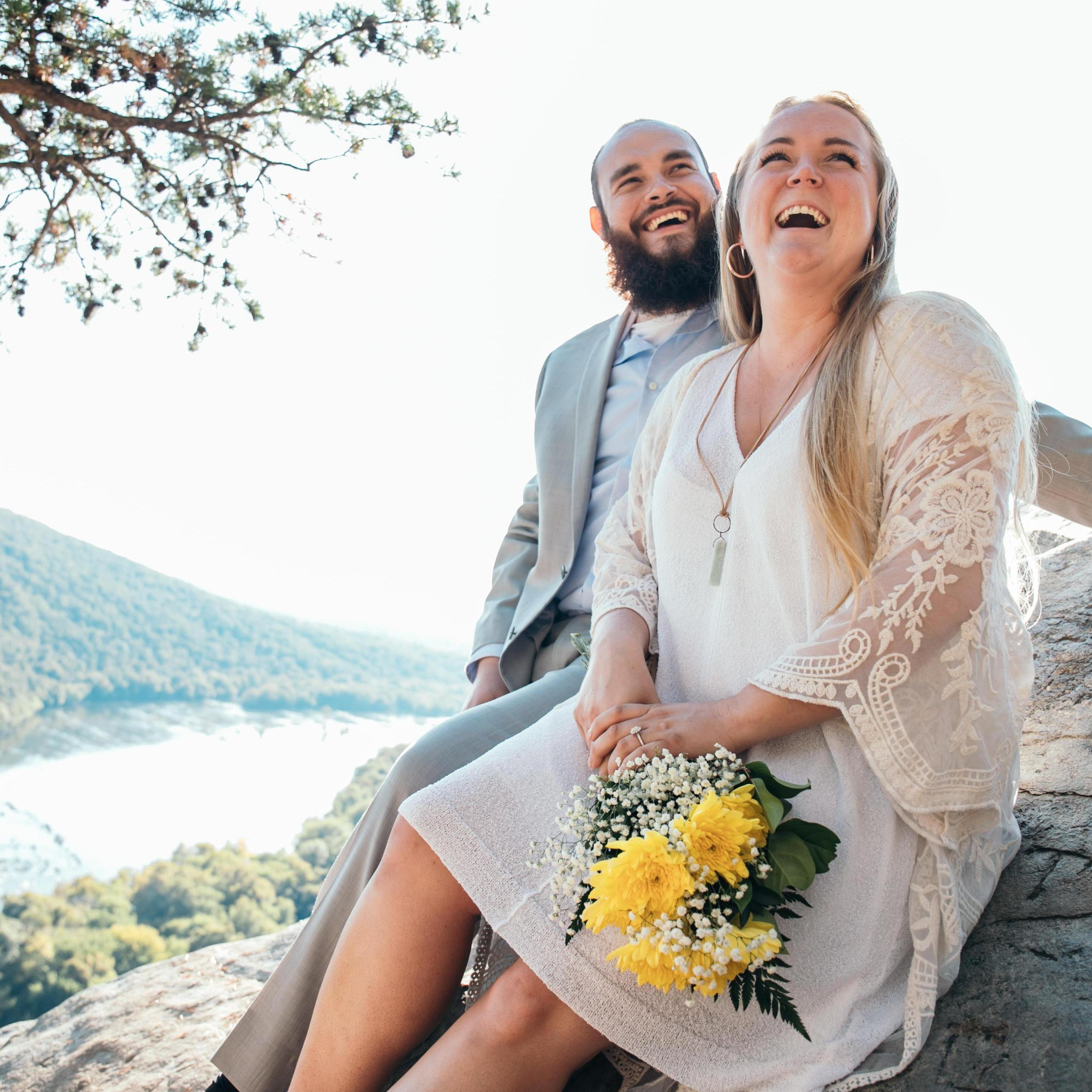 10.10.2019 Dave & Rockie eloped at Weaverton Cliffs in MD. The ceremony was officiated by their good friend and minister Kolia Lutow. They wanted to be married as they move to Alabama in two weeks!
