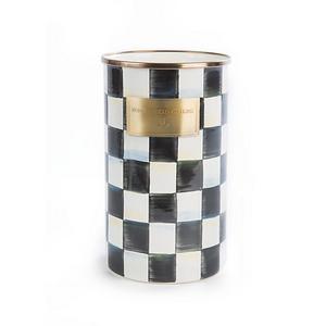 Courtly Check Enamel Utensil Holder