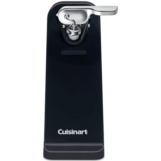 Cuisinart Deluxe Electric Can Opener, Single-Touch Automatic Can Opener, Easy-Clean Detachable Cutting Lever, Nonslip Base, CCO-50BKN, Black