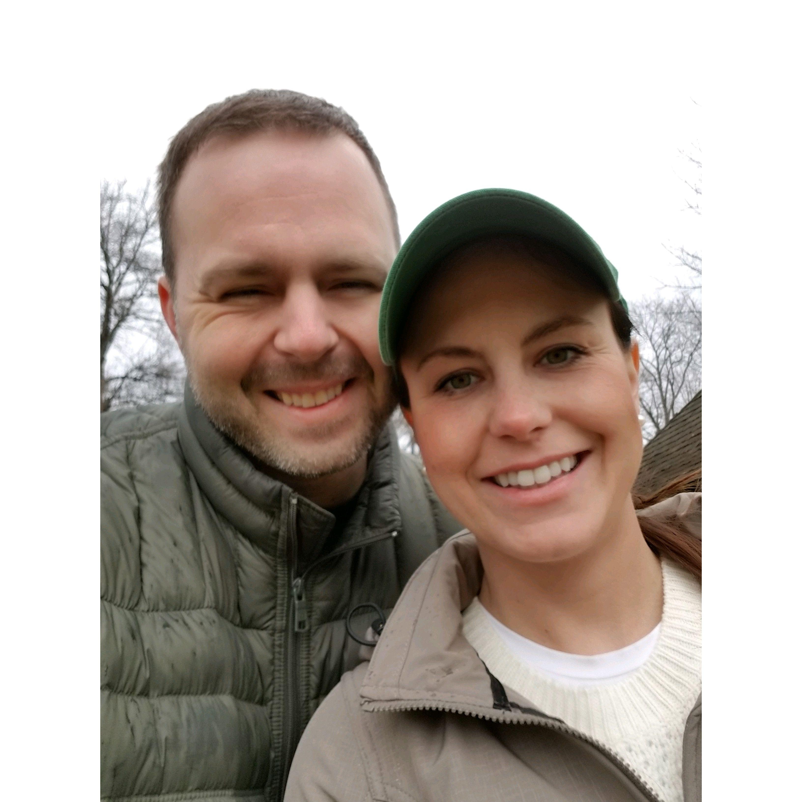 This was prior to another favorite couples activity/memory: adult easter egg hunts. This was in STL.