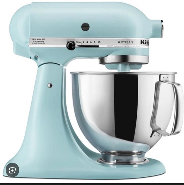 Artisan® Series 5 Quart Tilt-Head Stand Mixer with Premium Accessory Pack - Mineral Water Blue | KitchenAid US
