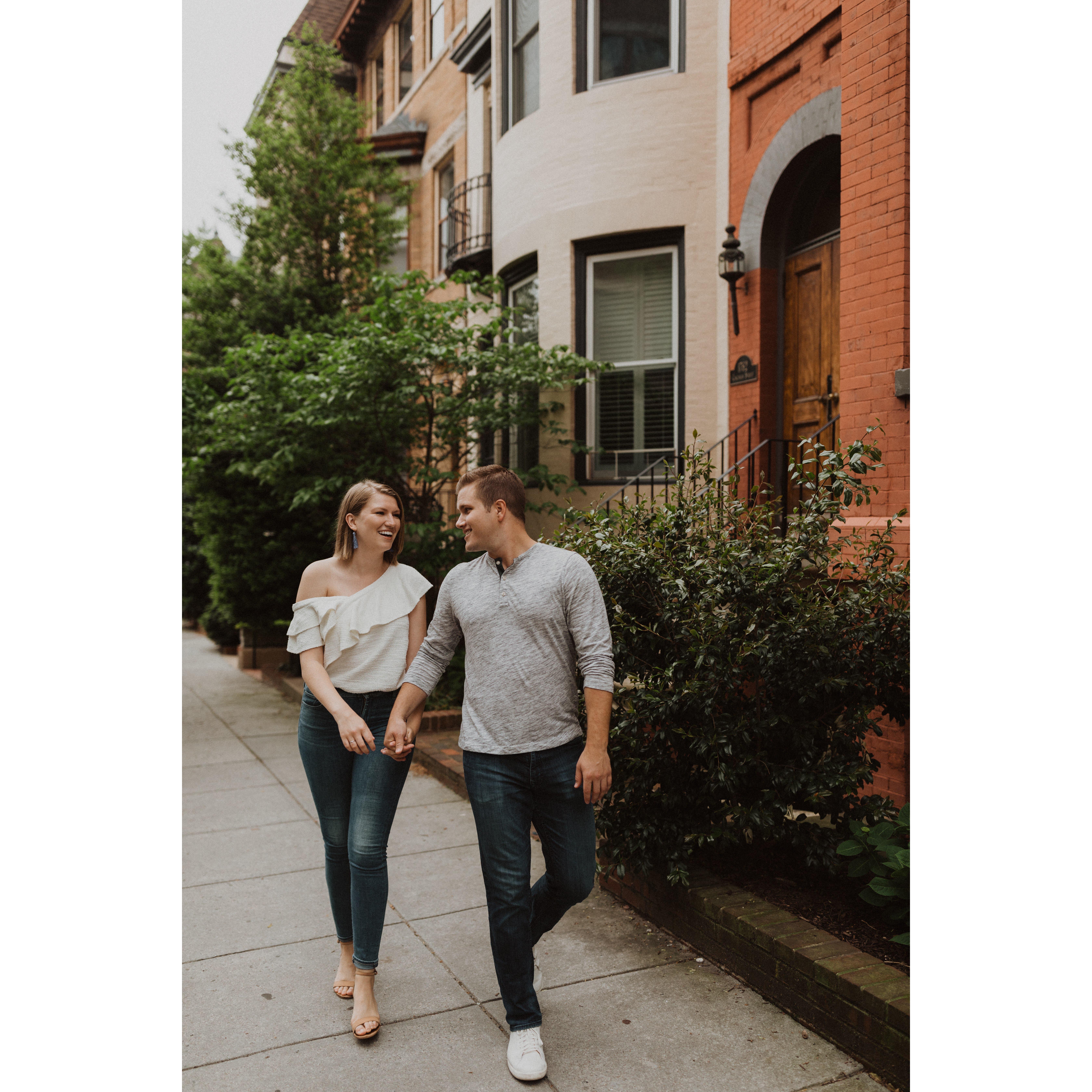 Outside our DC apartment, May 2019. Photo by Savannah Brown