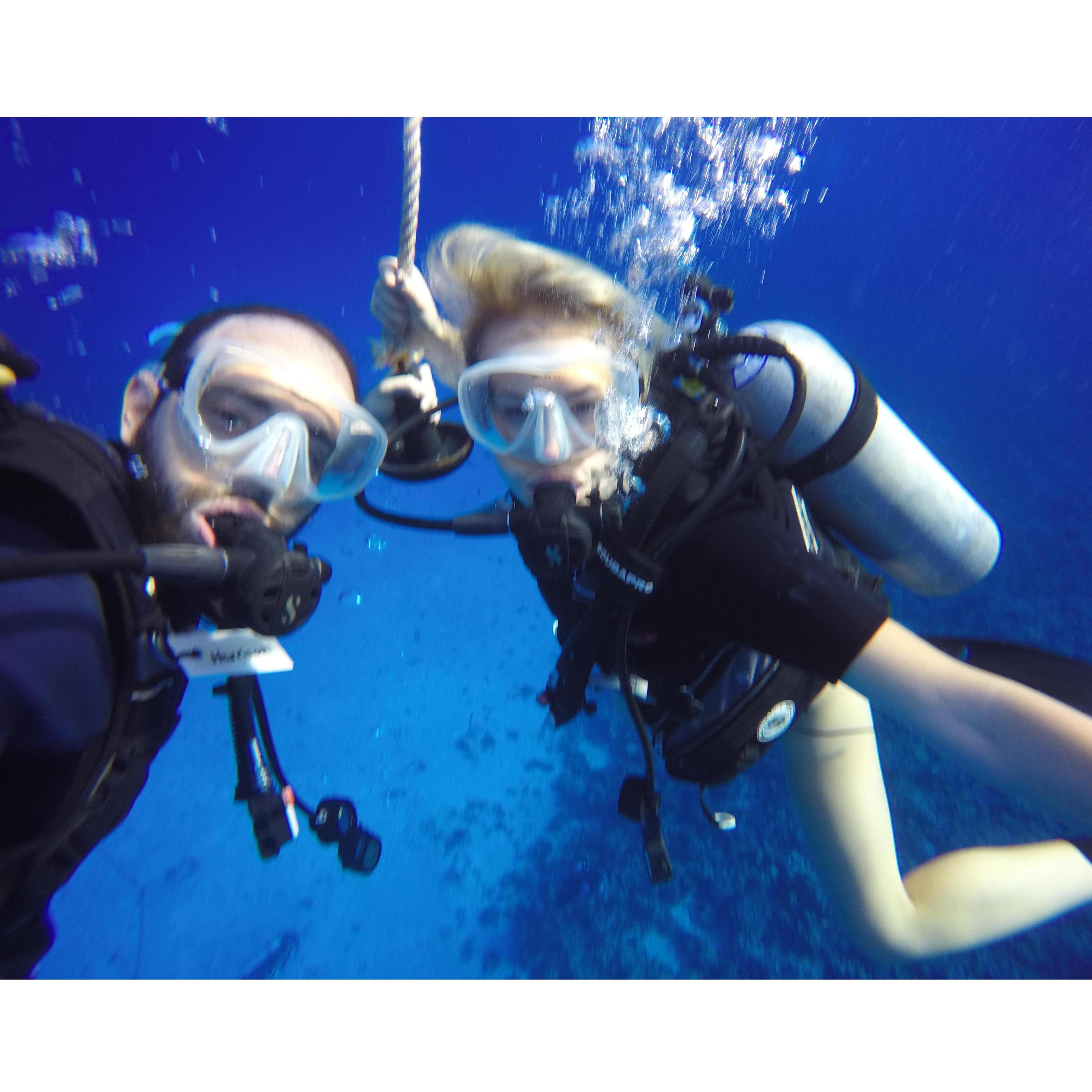 We love scuba diving in Maui!