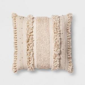 Cream Tufted Oversize Square Throw Pillow - Opalhouse™