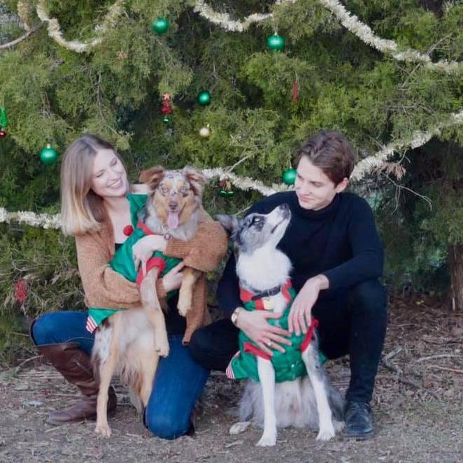 Jaggers first Christmas.