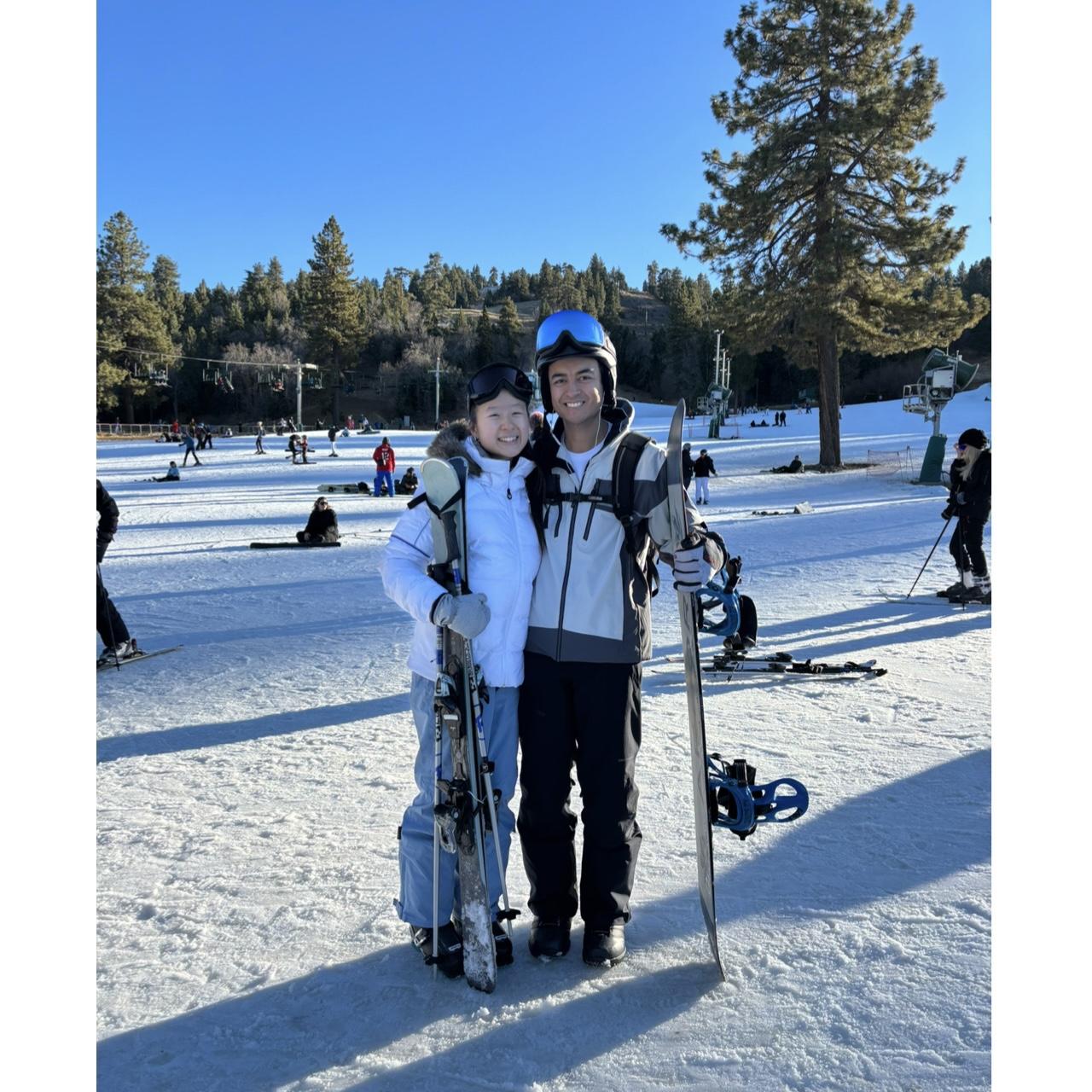 12.28.23.
Coco’s first time seeing snow!