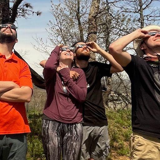 In April 2024, we drove to Arkansas with a group of friends to see the total solar eclipse. Outside of totality, our favorite moment was the 360 degree "sunset" -- truly an incredible phenomenon.