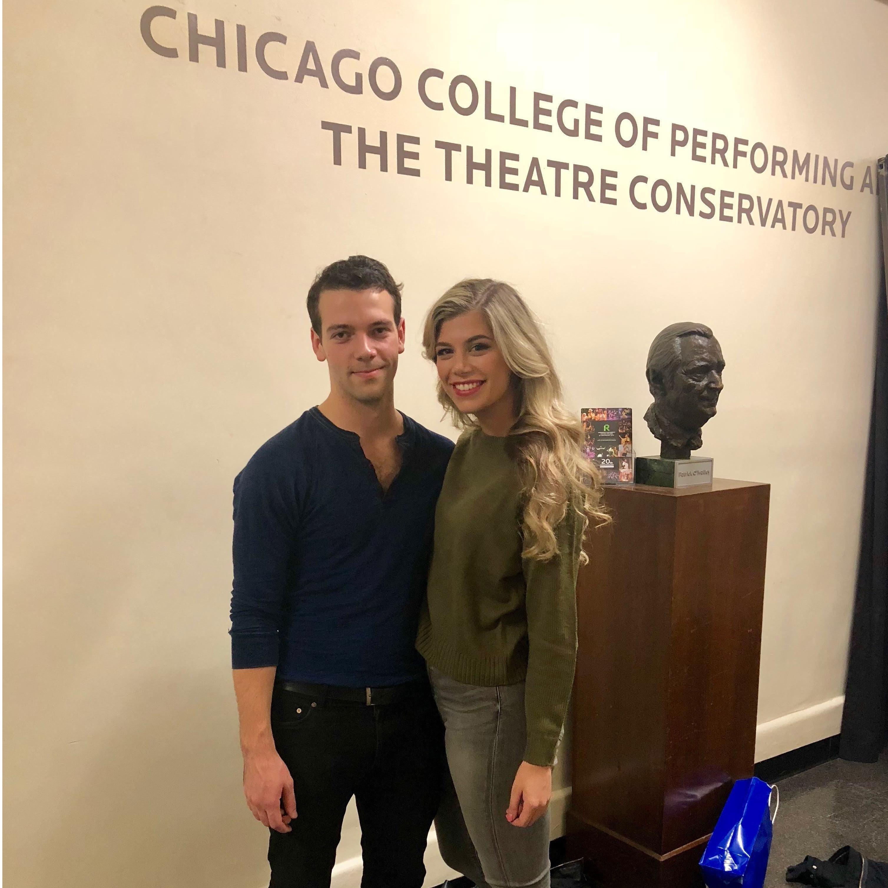 After our first show together in 2018. "Stage Door" at CCPA.