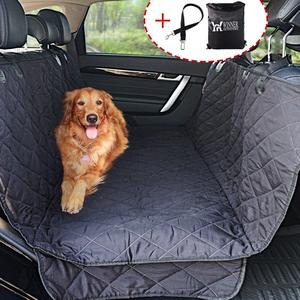 Winner Outfitters Dog Car Seat Covers,Dog Seat Cover Pet Seat Cover for Cars, Trucks, and Suv - Black, 100% WaterProof, Hammock Convertible