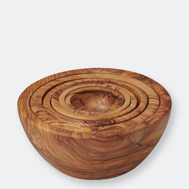 Berard Olive Wood 6 Bowls Set