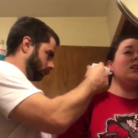 That time Chris pierced my ears